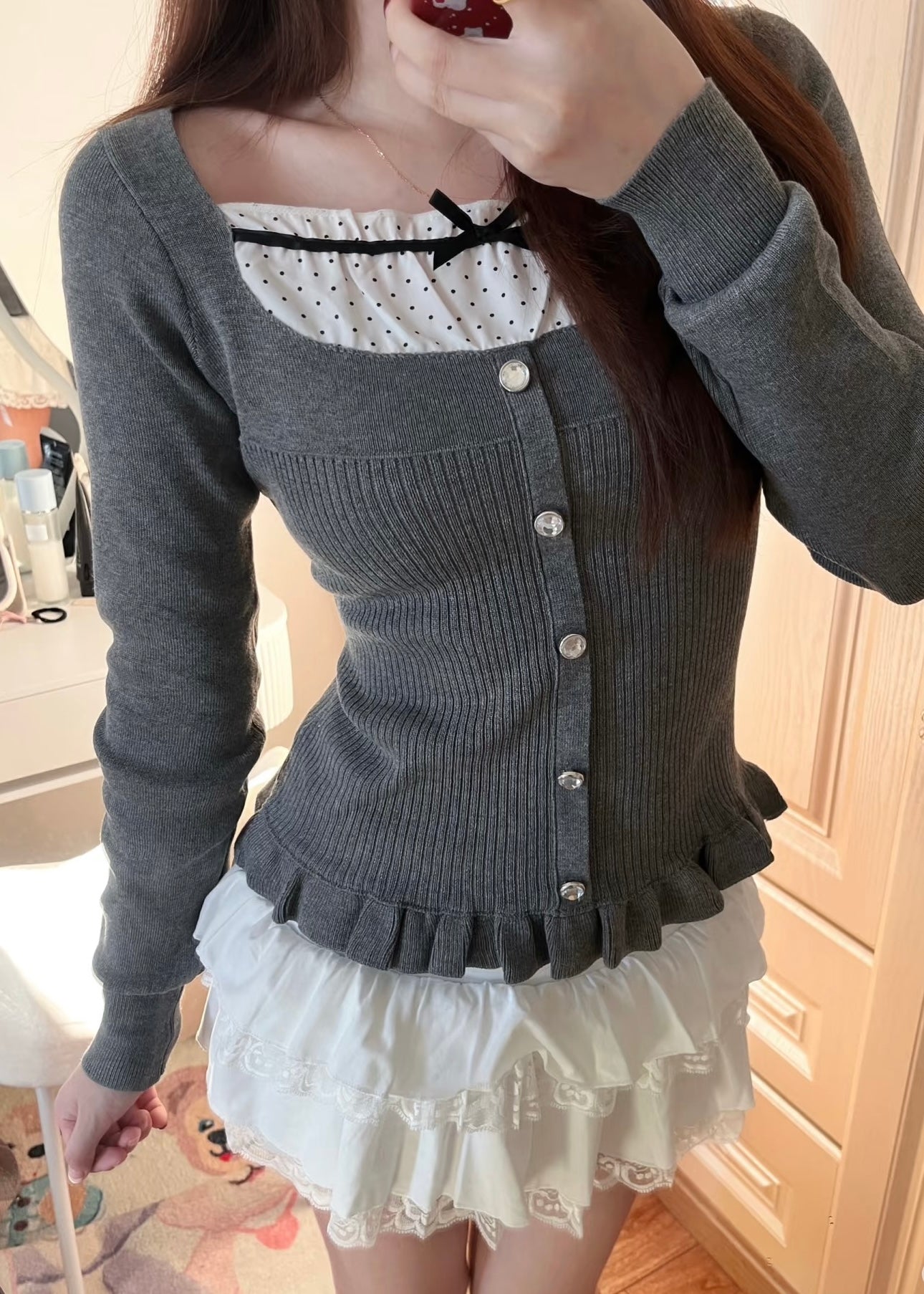 Layered Ruffle Top / レイヤードフリルトップ