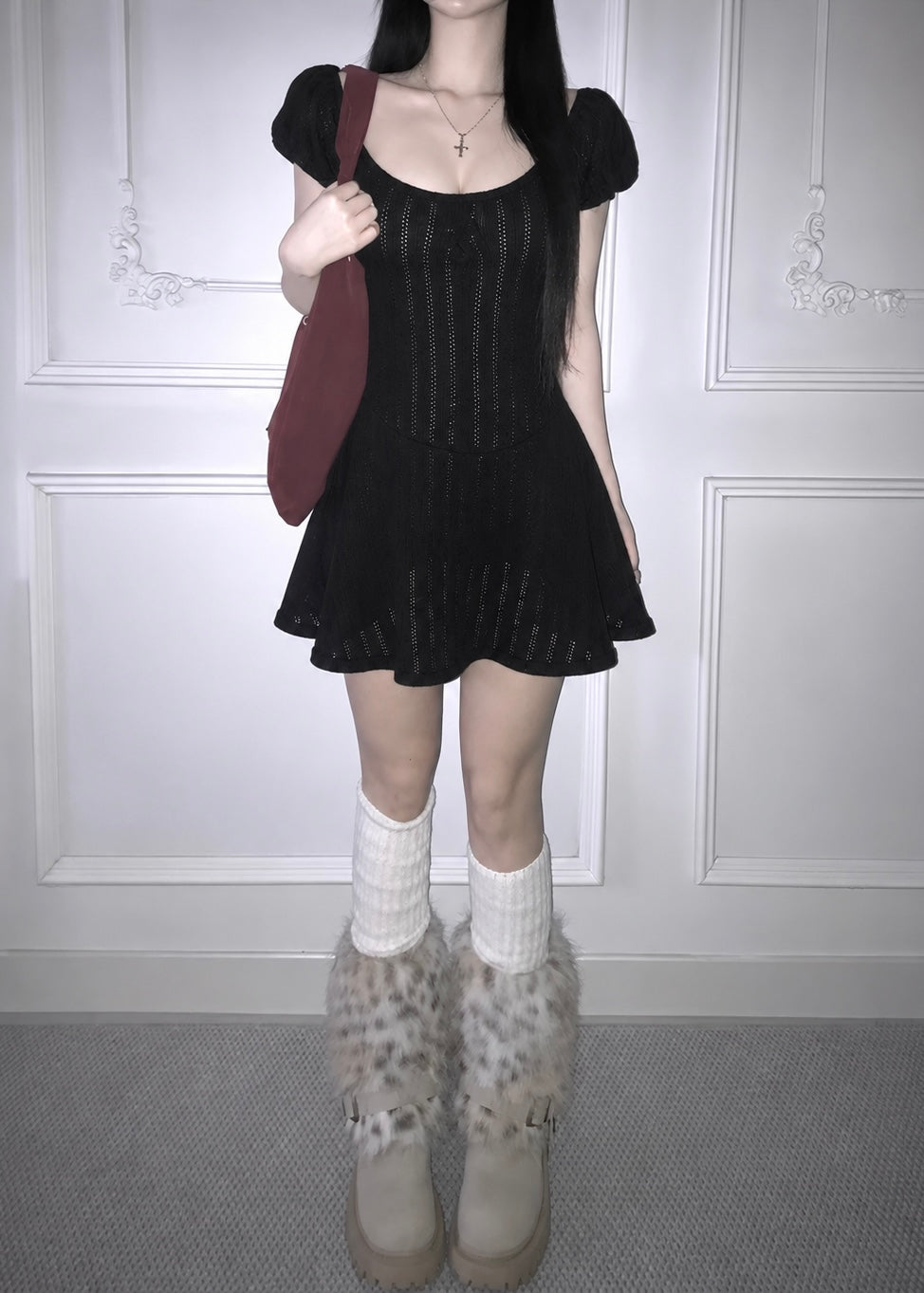 Misty Knit Mini Dress