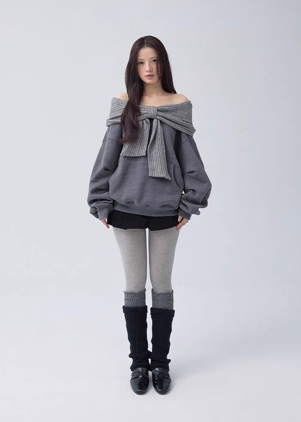 Misty Scarf Hoodie