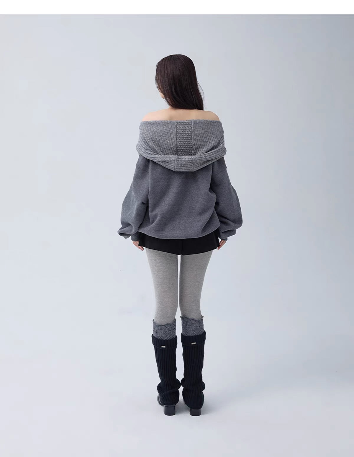 Misty Scarf Hoodie