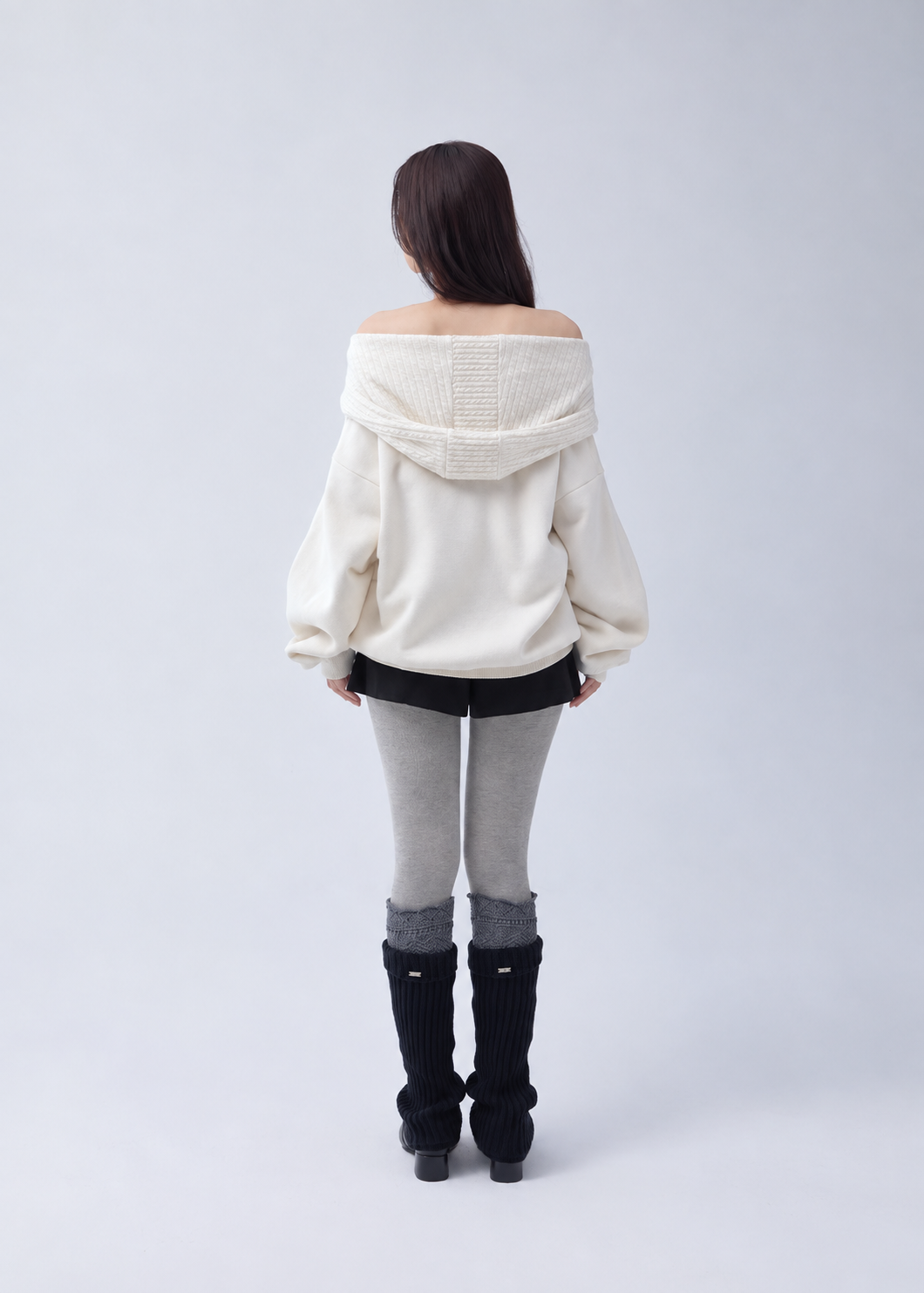 Misty Scarf Hoodie