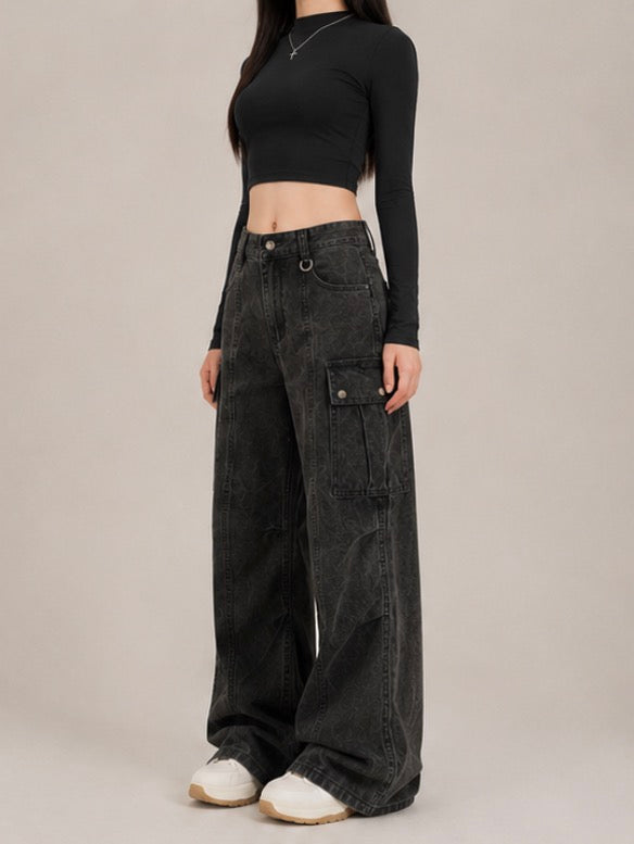 Wash Wide Cargo Pants / ウォッシュワイドカーゴパンツ