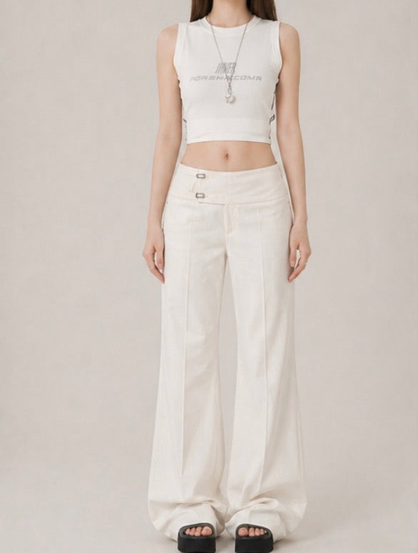 Buckle Flare Pants / バックルフレアパンツ