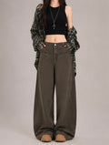 Brown Super Wide Cargo Pants / ブラウンスーパーワイドカーゴパンツ