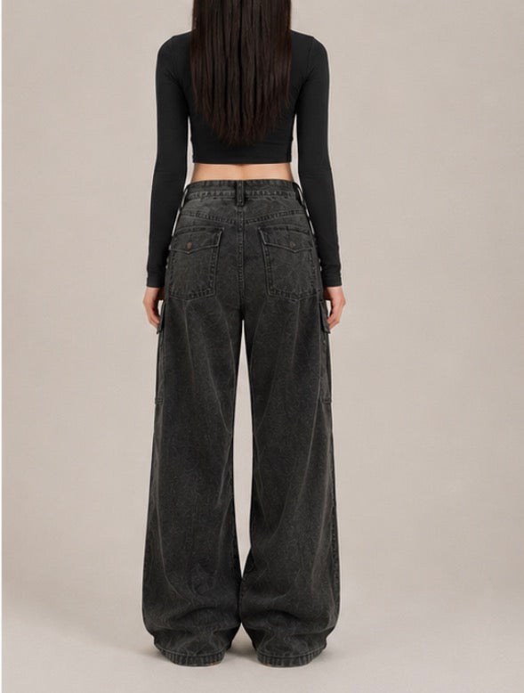 Wash Wide Cargo Pants / ウォッシュワイドカーゴパンツ