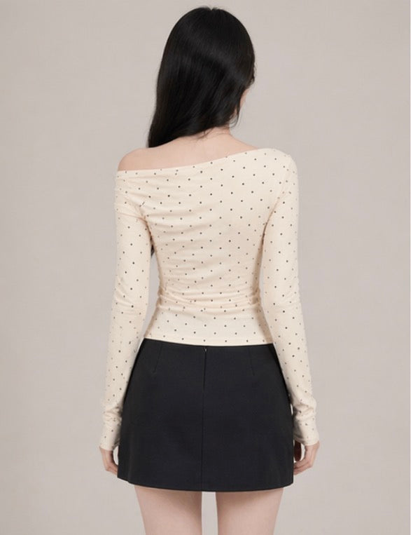 Dot Ribbon Top / ドットリボントップ