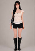 Celeste Lace Square Top
