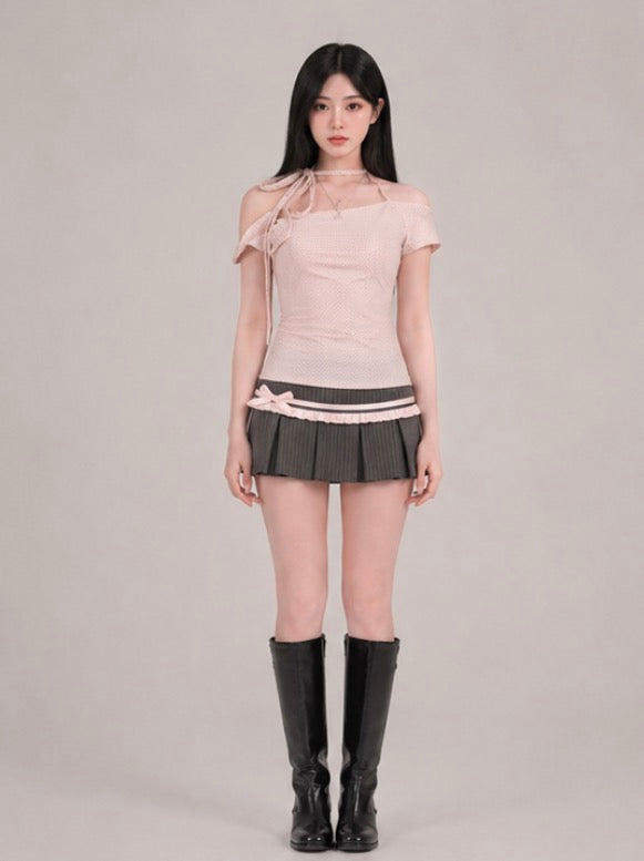 Dot Halter Neck Top / ドットホルターネックトップス