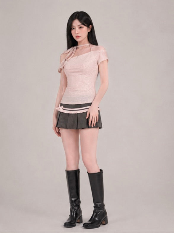 Dot Halter Neck Top / ドットホルターネックトップス