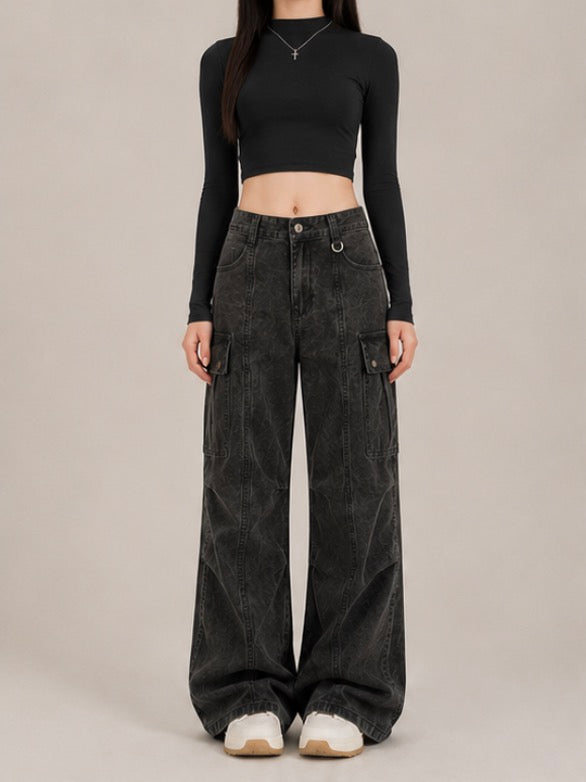 Wash Wide Cargo Pants / ウォッシュワイドカーゴパンツ