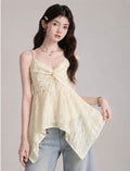 Cream Lace Ruffle Cami  / クリームレースフリルキャミ