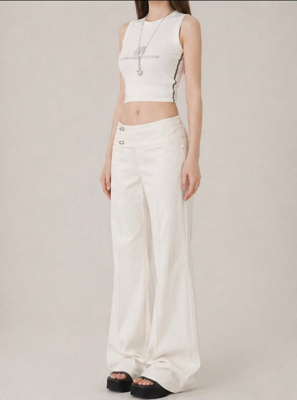 Buckle Flare Pants / バックルフレアパンツ