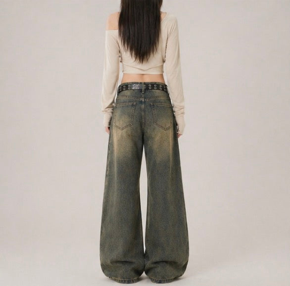 Vintage  Washed denim /ヴィンテージ・ダークウォッシュデニム