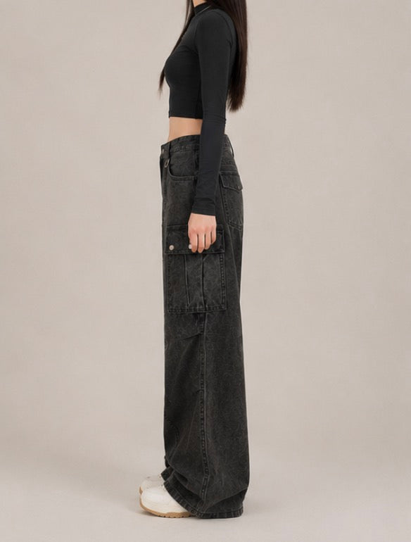 Wash Wide Cargo Pants / ウォッシュワイドカーゴパンツ