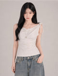 Dot Halter Neck Top / ドットホルターネックトップス