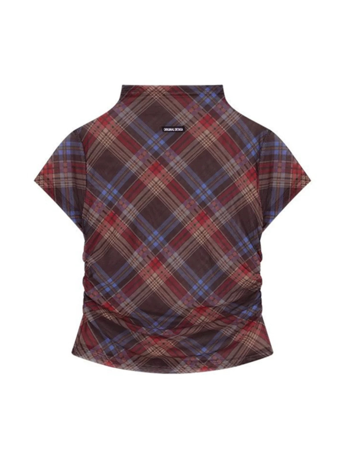 Plaid Sheer Ribbed  ミッドナイト・チェック シアーリブ