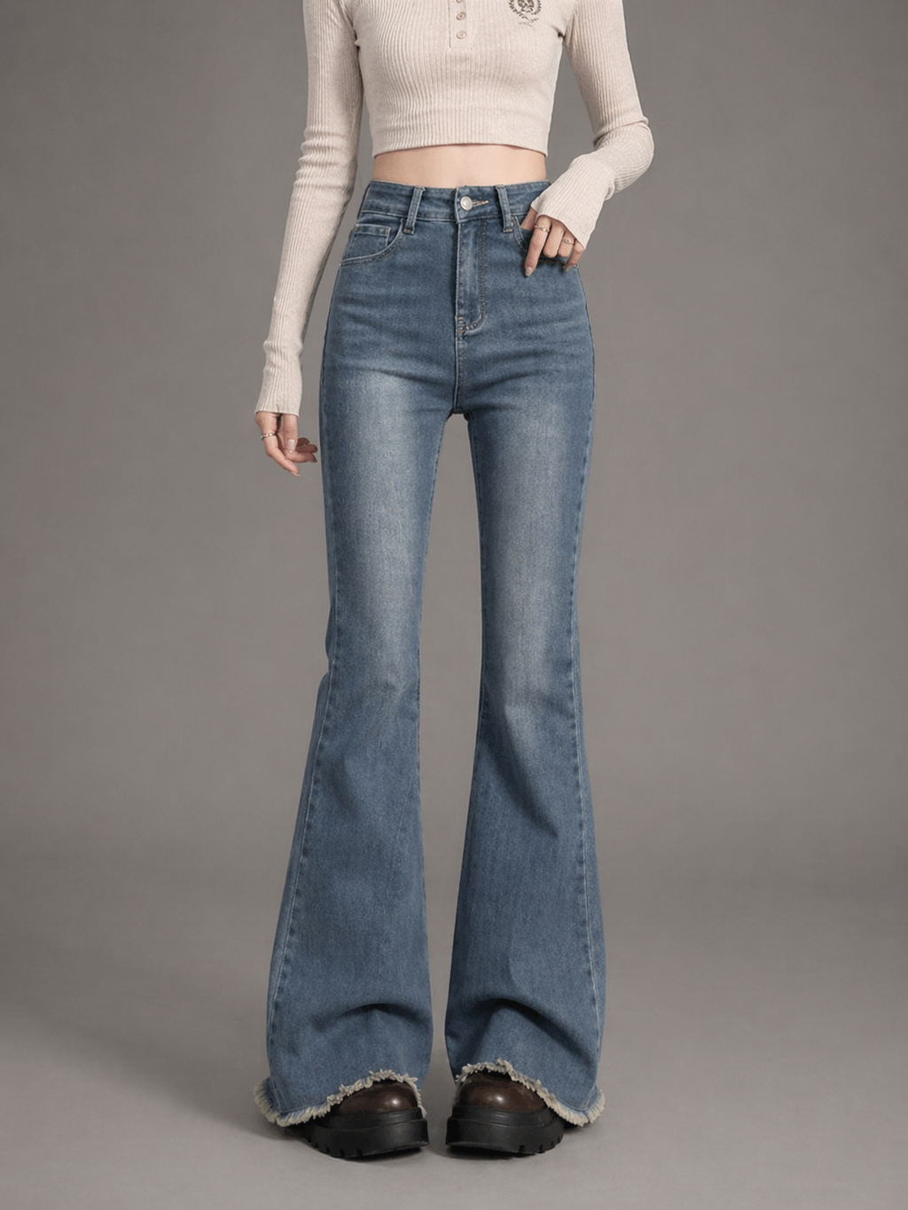 Fringe Flare Denim / フリンジフレアデニム