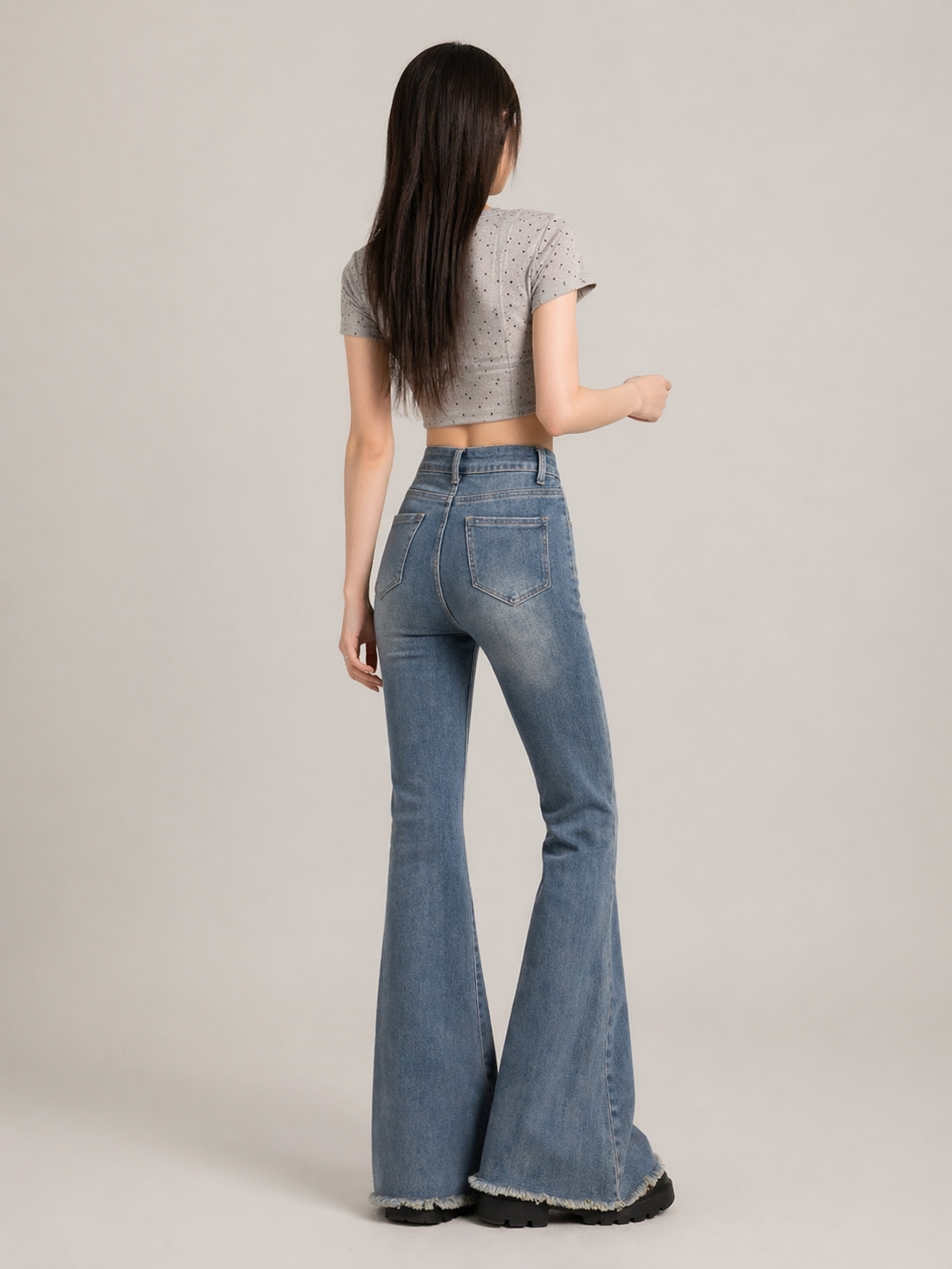 Fringe Flare Denim / フリンジフレアデニム