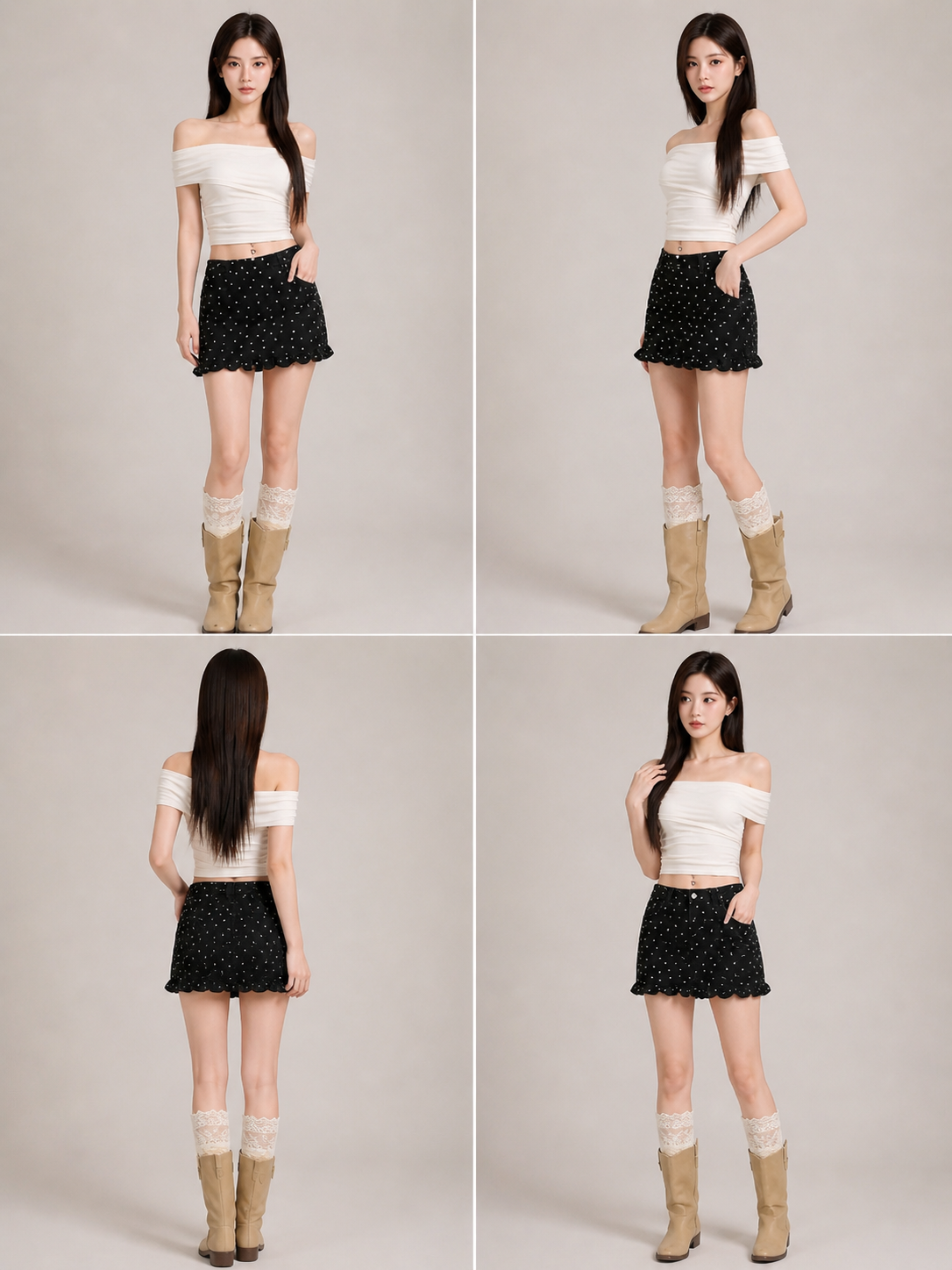 Luna Dot Skirt/ルナドットスカート